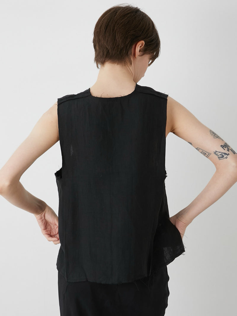 natural v neck blouse