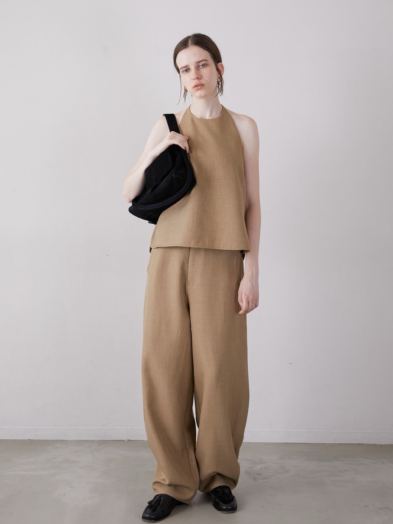 8/21発売]wide cocoon pants – LA PEAU DE GEM