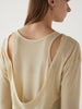 layered sheer long sleeve tee