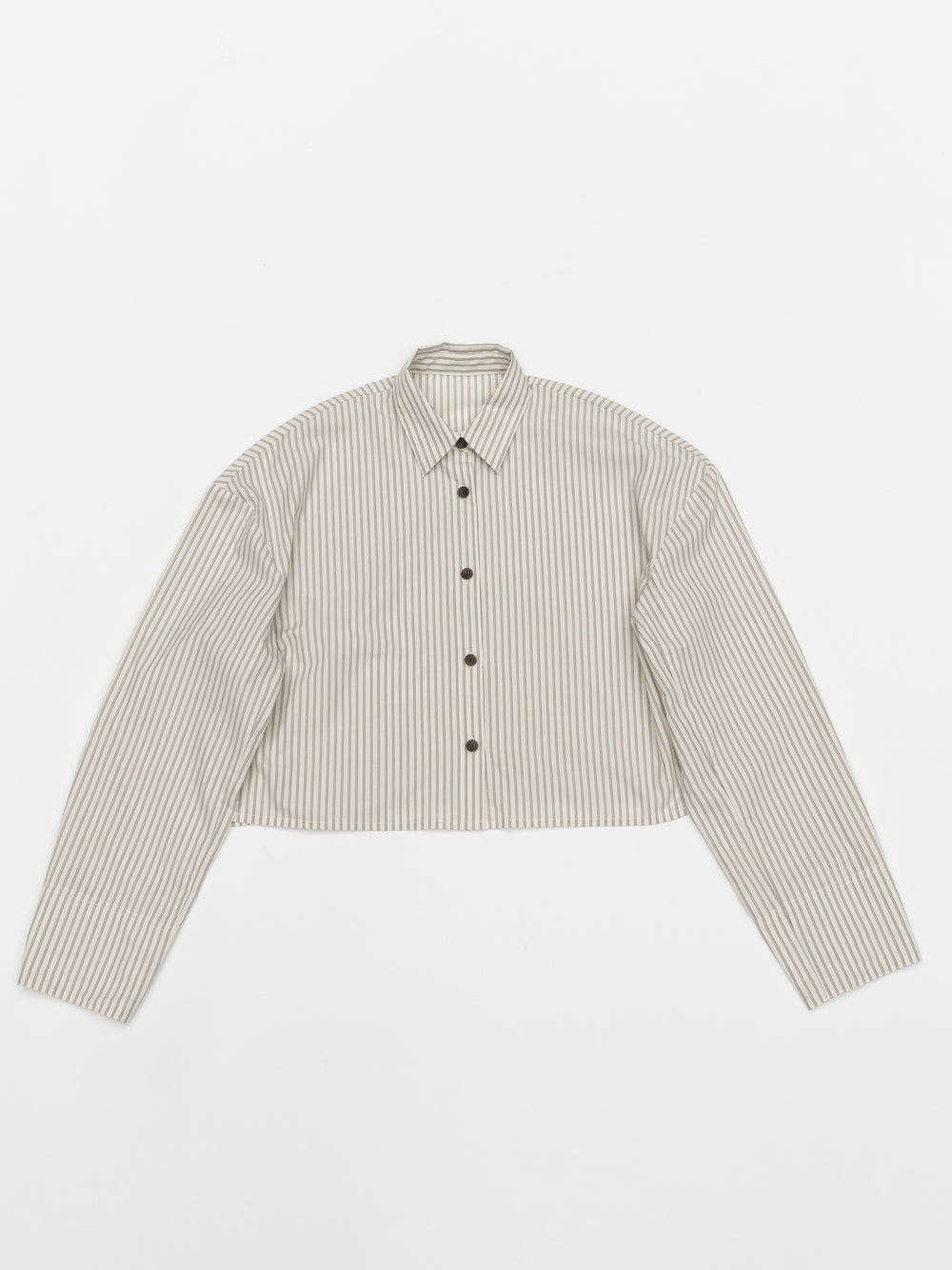 stripe cropped shirt