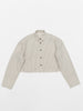 stripe cropped shirt