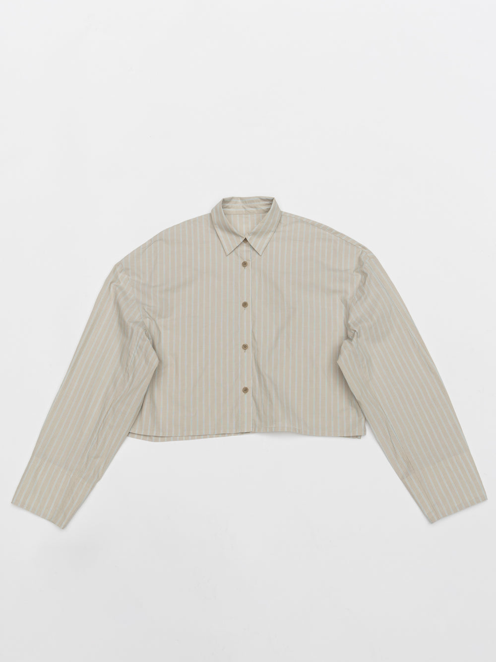 stripe cropped shirt