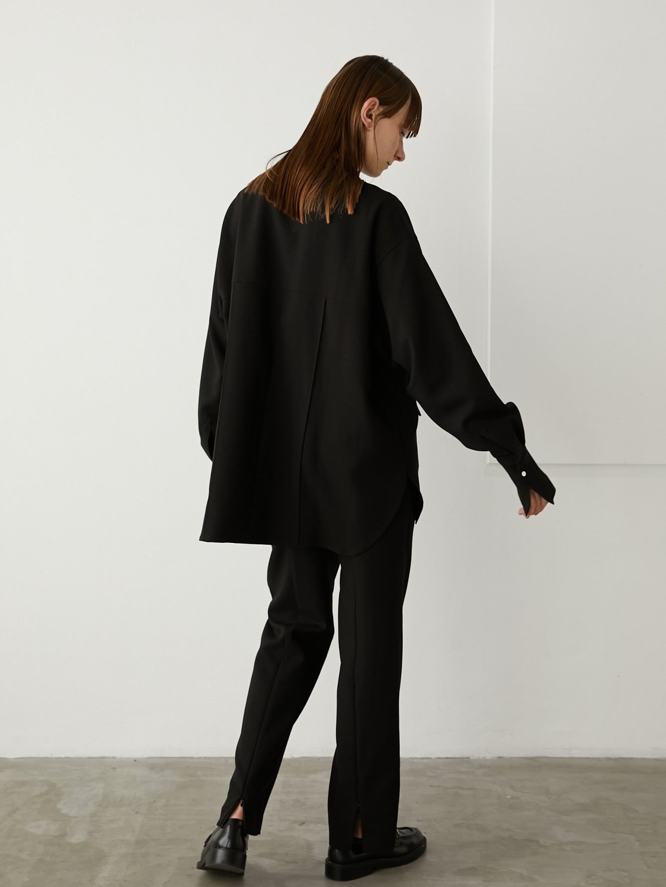 ジャケット・アウター LA PEAU DE GEM pintuck big shirt jacket pintuck big shirt jacket – LA PEAU DE GEM