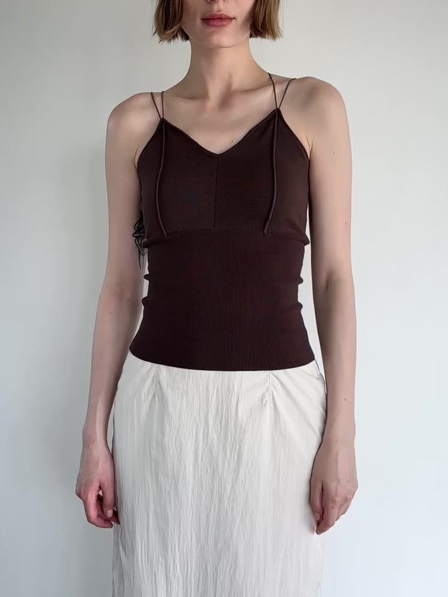 【La peau de gem. 】cup in knit cami cup in knit cami – LA PEAU DE GEM
