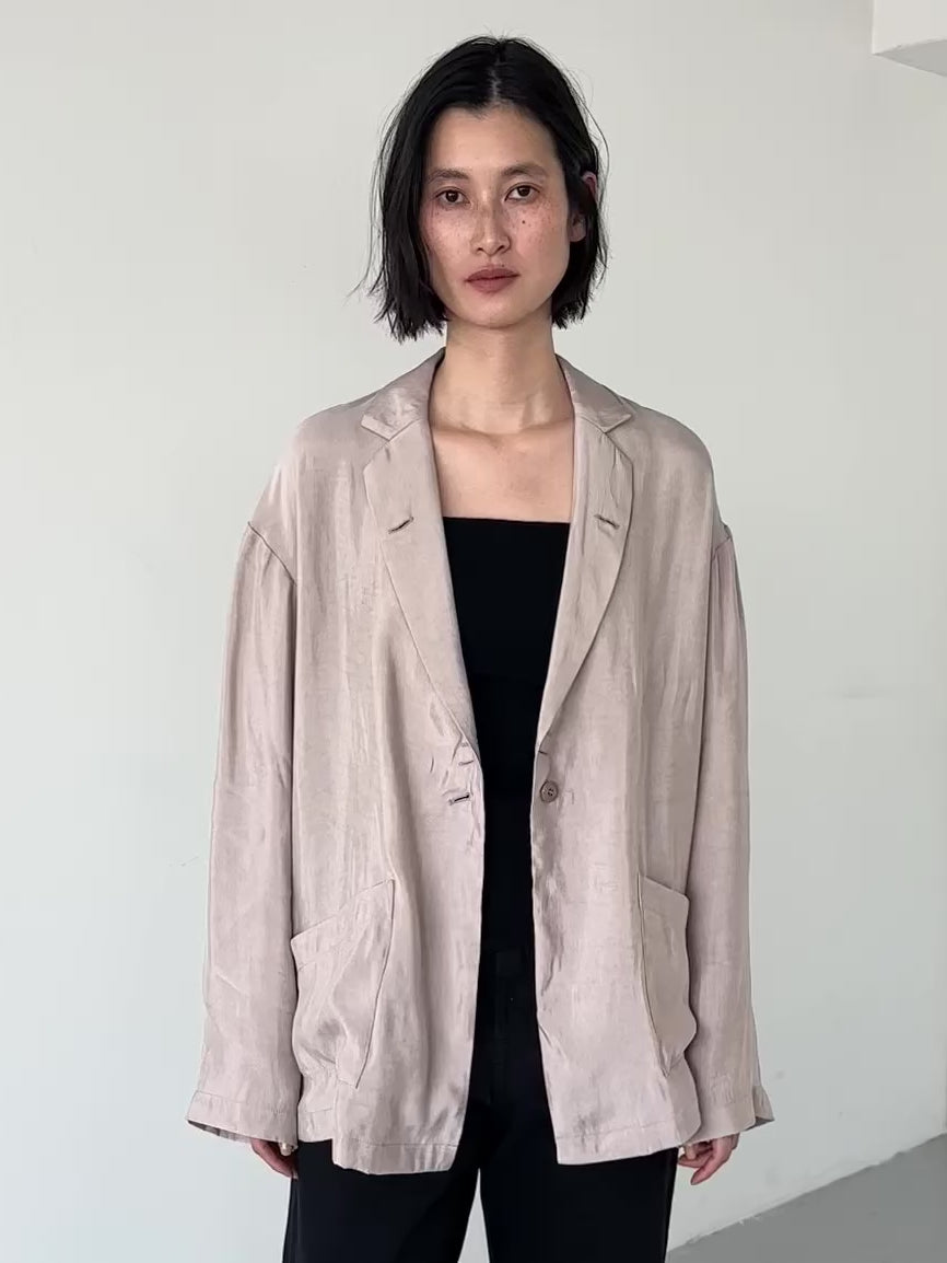専用【la peau de gem】shaggy middle coat 2way drape jacket – LA PEAU DE GEM