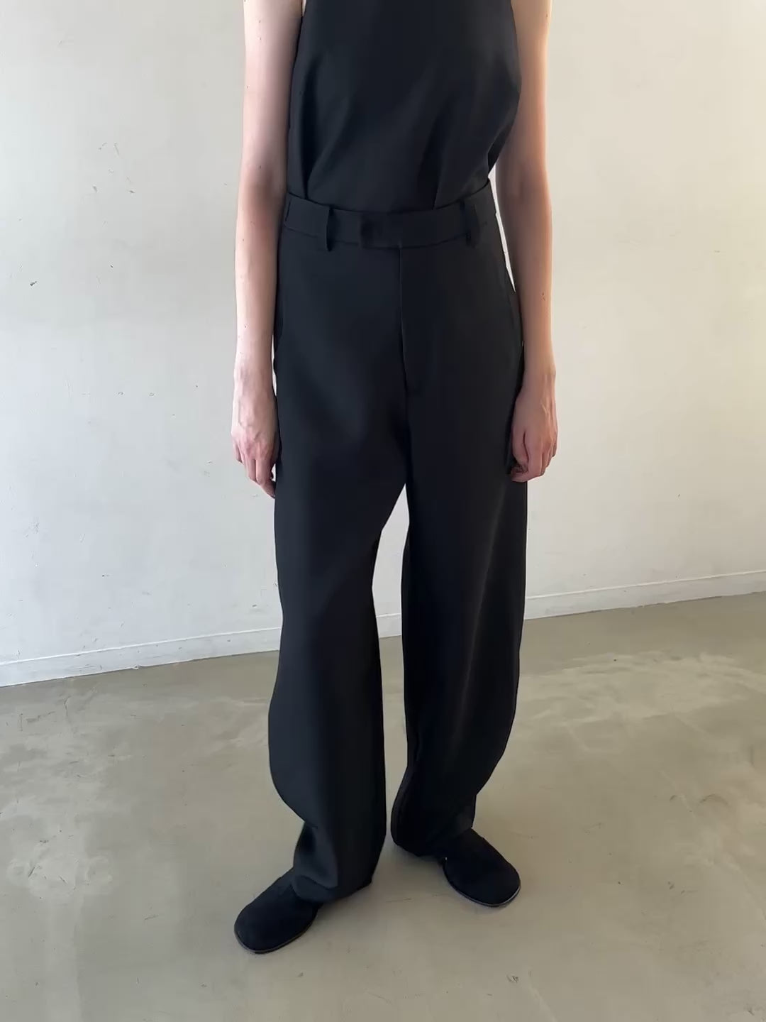 Lig. cocoon pants M ブラック ウール Lig. cocoon pants M ブラック ウール - メルカリ