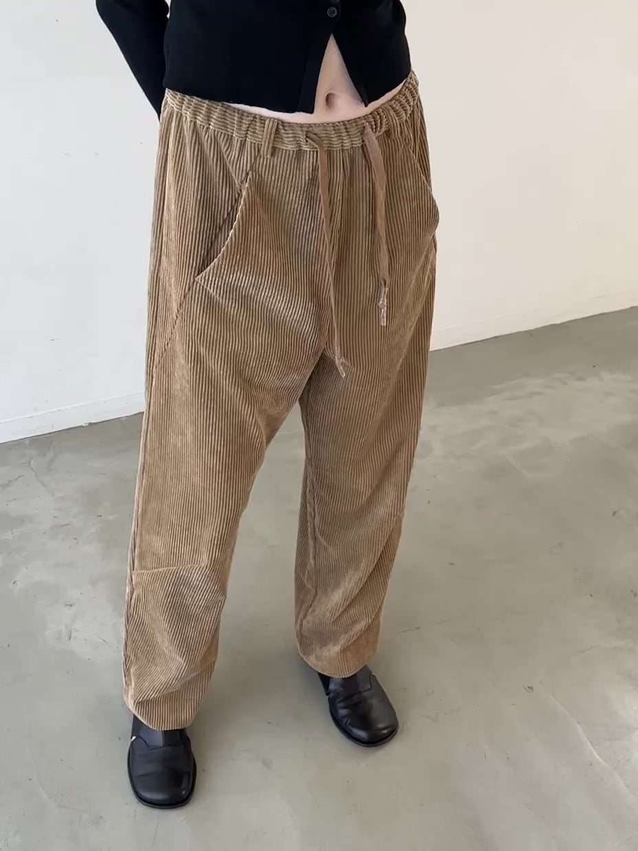 cutwork corduroy pants – LA PEAU DE GEM