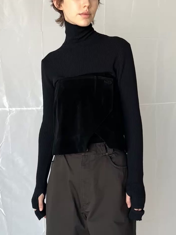 【LA PEAU DE GEM 】2way eco suede bustier 2way eco suede bustier – LA PEAU DE GEM