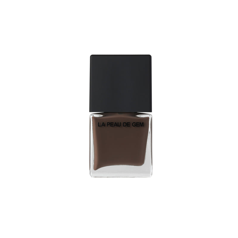 LA PEAU DE GEM nail polish / naked brown